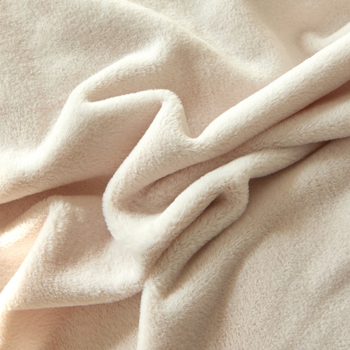 91家纺网 家纺一手货源 找家纺 佑先生 2025新款高克重加厚仿兔毛绒四件套 兔毛绒加厚四件套-皎玉白