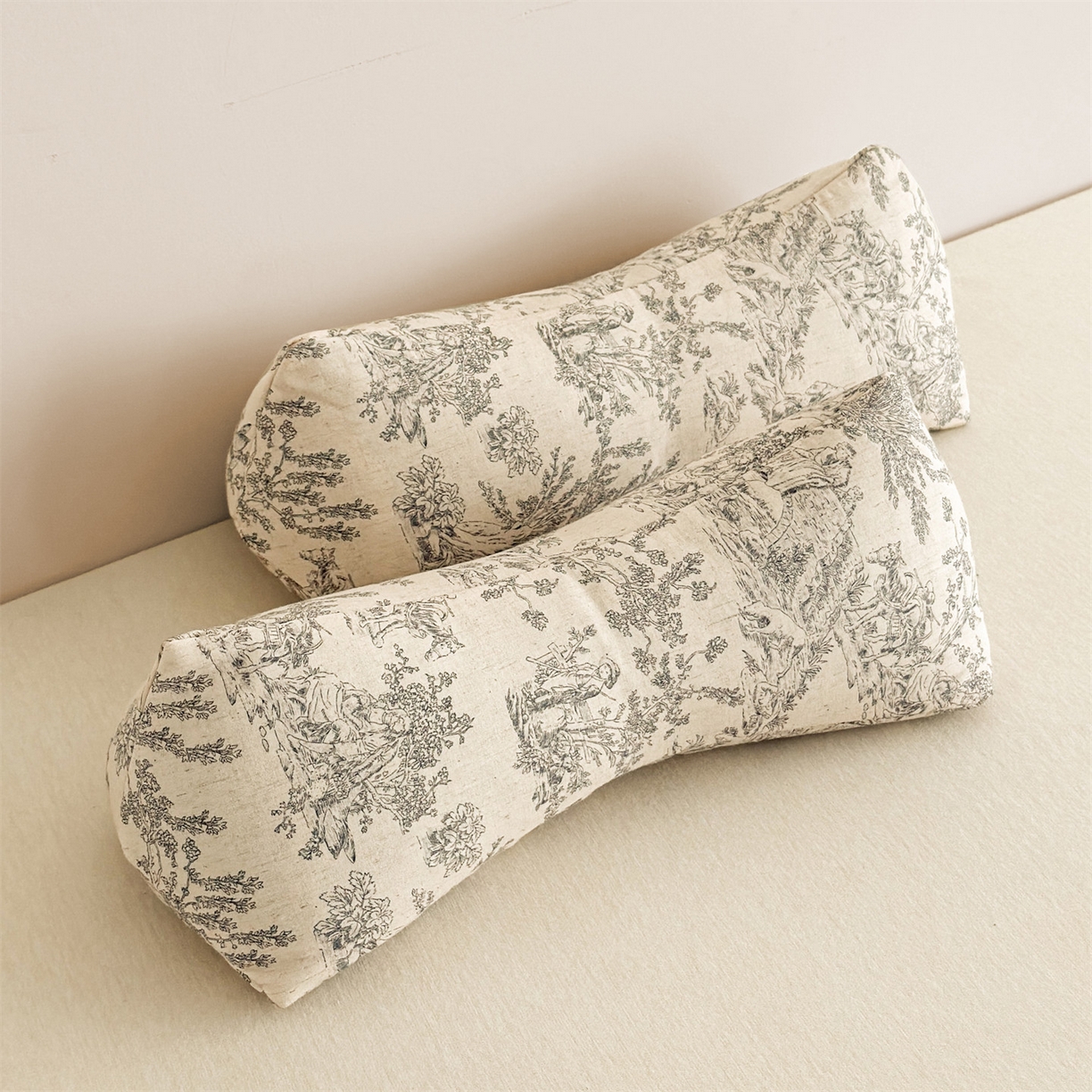 91家纺网 家纺一手货源 找家纺 （总）麦肯锡 2025新款棉麻三角荞麦枕