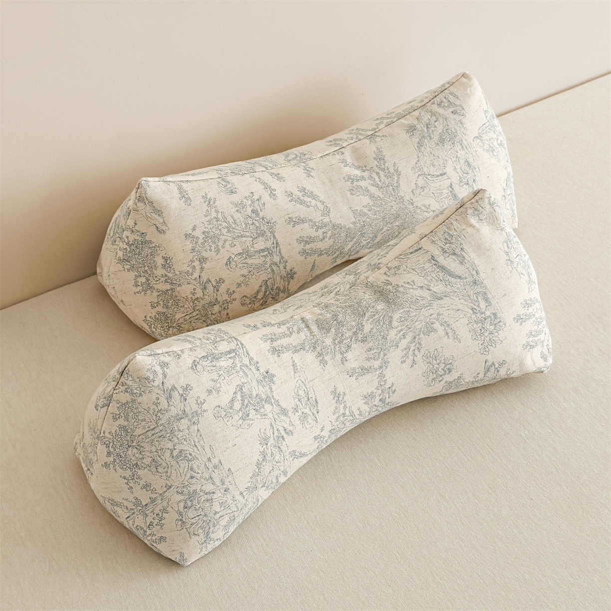 91家纺网 家纺一手货源 找家纺 （总）麦肯锡 2025新款棉麻三角荞麦枕