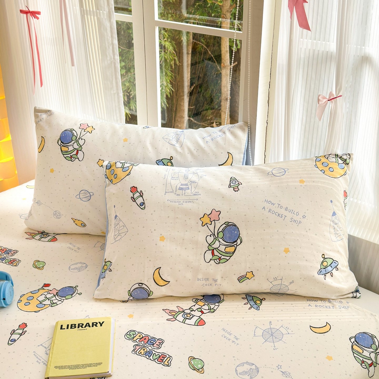 91家纺网 家纺一手货源 找家纺 （总）清雅福 2025新款全棉柔软印花单枕套系列