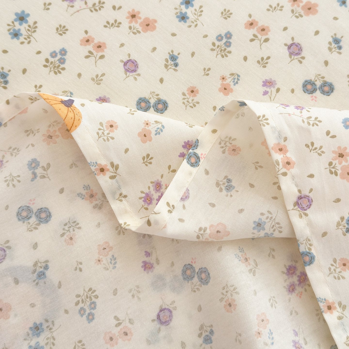 91家纺网 家纺一手货源 找家纺 清雅福 2025新款全棉柔软印花单枕套系列 碎花兔熊