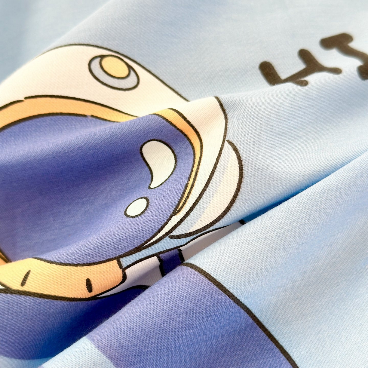 91家纺网 家纺一手货源 找家纺 清雅福 2025新款全棉柔软印花单枕套系列 太空梦乐园