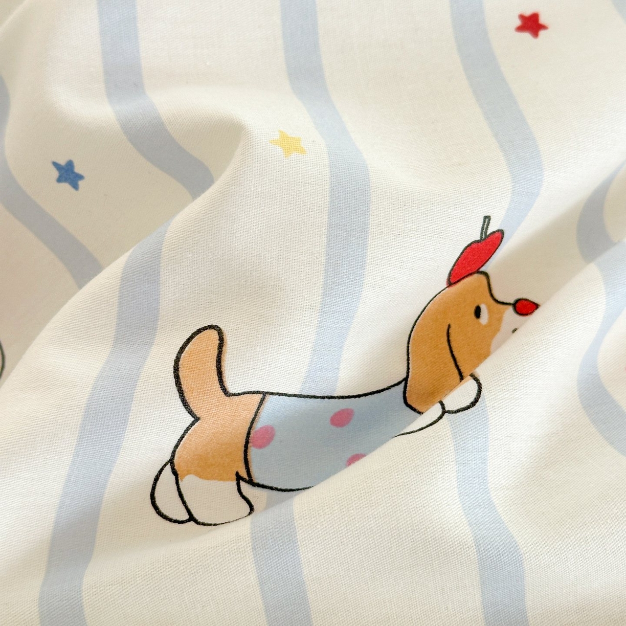 91家纺网 家纺一手货源 找家纺 清雅福 2025新款全棉柔软印花单枕套系列 糖纸童年