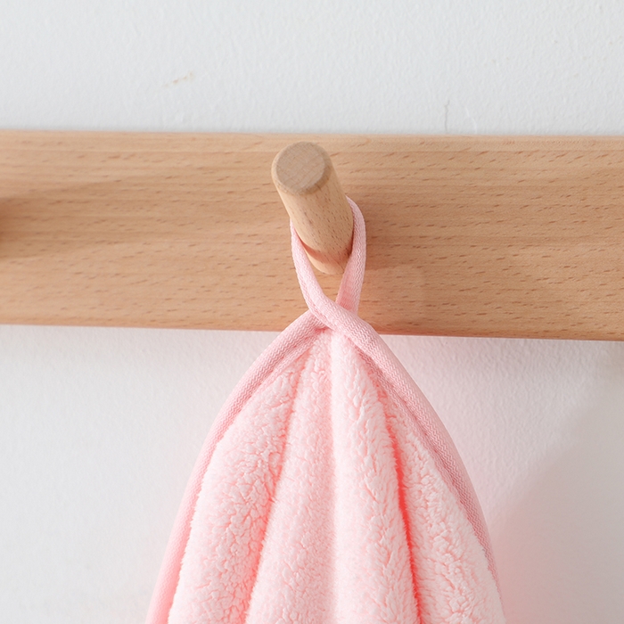 91家纺网 家纺一手货源 找家纺 娇兰毛巾 2025新款7A抗菌毛巾加大加厚纳米绒浴巾套巾 毛巾-恋粉 40*80cm