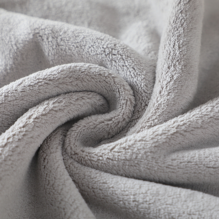91家纺网 家纺一手货源 找家纺 娇兰毛巾 2025新款7A抗菌毛巾加大加厚纳米绒浴巾套巾 毛巾-暮云灰 40*80cm