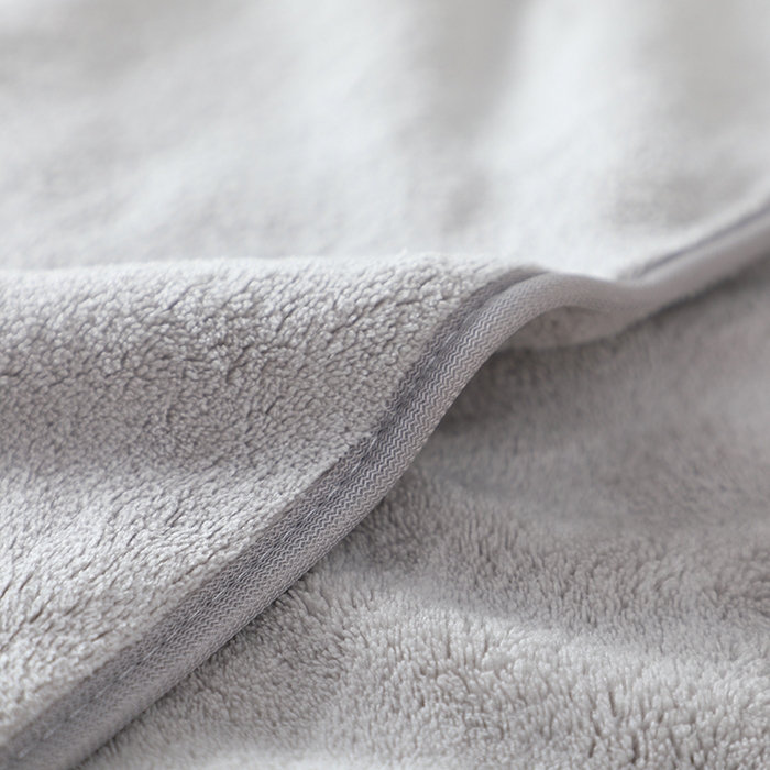 91家纺网 家纺一手货源 找家纺 娇兰毛巾 2025新款7A抗菌毛巾加大加厚纳米绒浴巾套巾 毛巾-暮云灰 40*80cm
