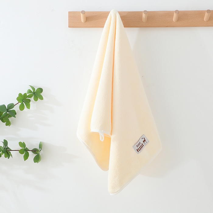 91家纺网 家纺一手货源 找家纺 娇兰毛巾 2025新款7A抗菌毛巾加大加厚纳米绒浴巾套巾 毛巾-珍珠白 40*80cm