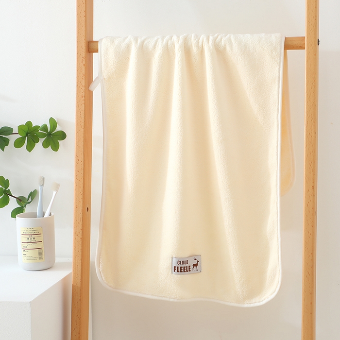 91家纺网 家纺一手货源 找家纺 娇兰毛巾 2025新款7A抗菌毛巾加大加厚纳米绒浴巾套巾 毛巾-珍珠白 40*80cm