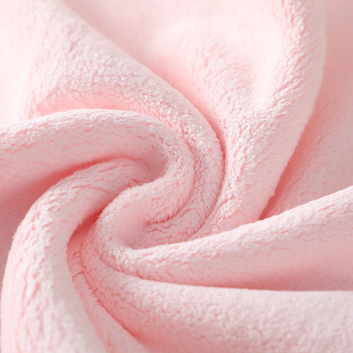 91家纺网 家纺一手货源 找家纺 娇兰毛巾 2025新款7A抗菌毛巾加大加厚纳米绒浴巾套巾 浴巾-恋粉 80*160cm