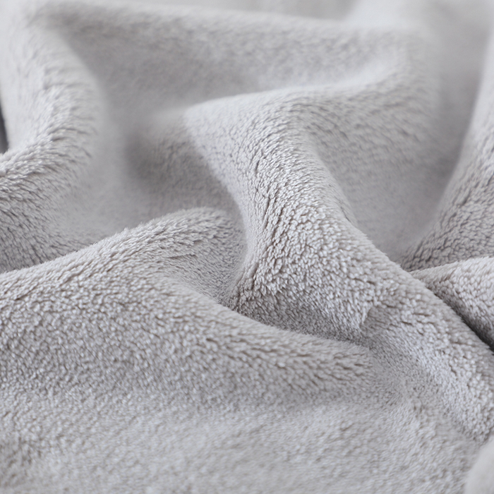 91家纺网 家纺一手货源 找家纺 娇兰毛巾 2025新款7A抗菌毛巾加大加厚纳米绒浴巾套巾 浴巾-暮云灰 80*160cm
