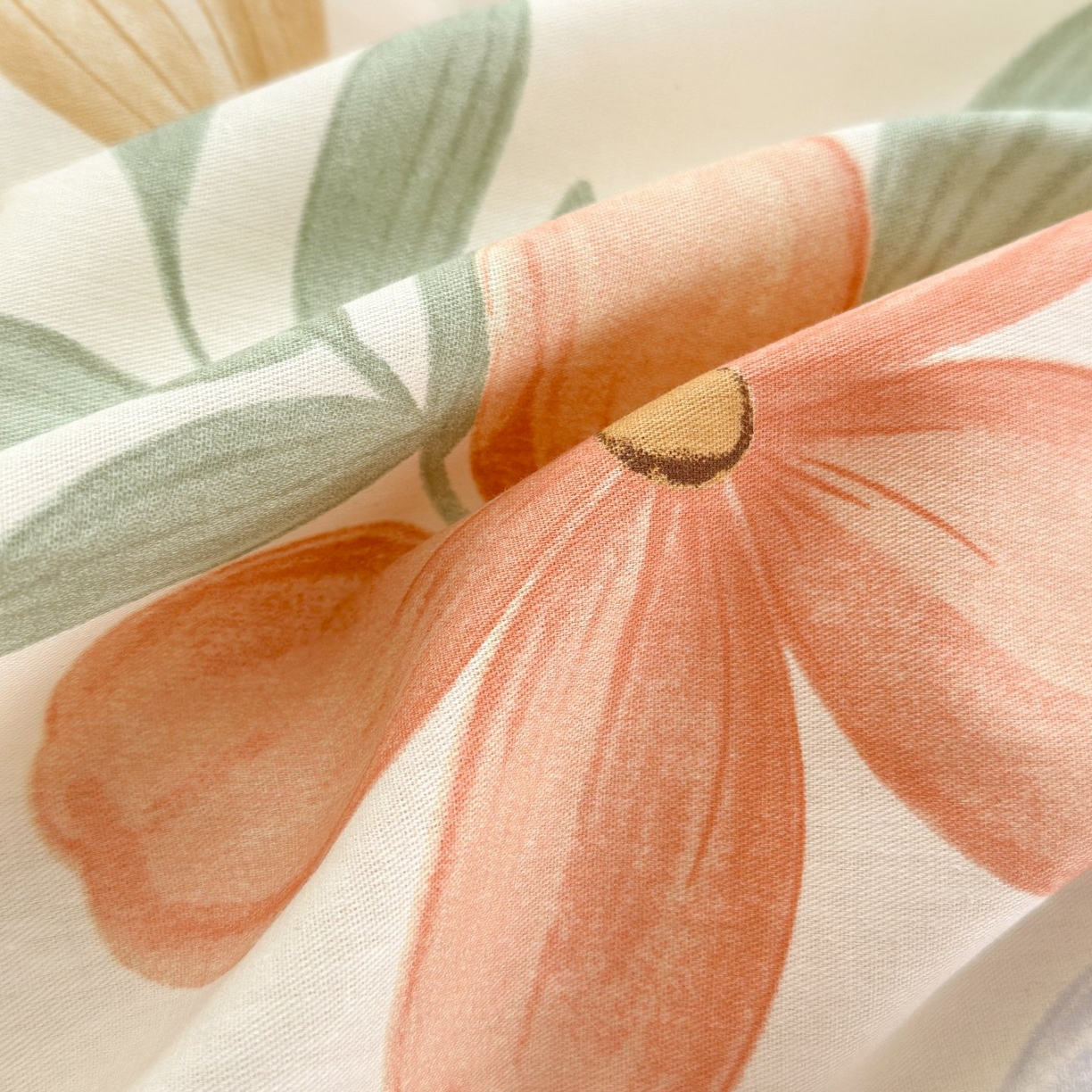 91家纺网 家纺一手货源 找家纺 清雅福 2025新款全棉柔软印花单枕套系列 云裳花谷