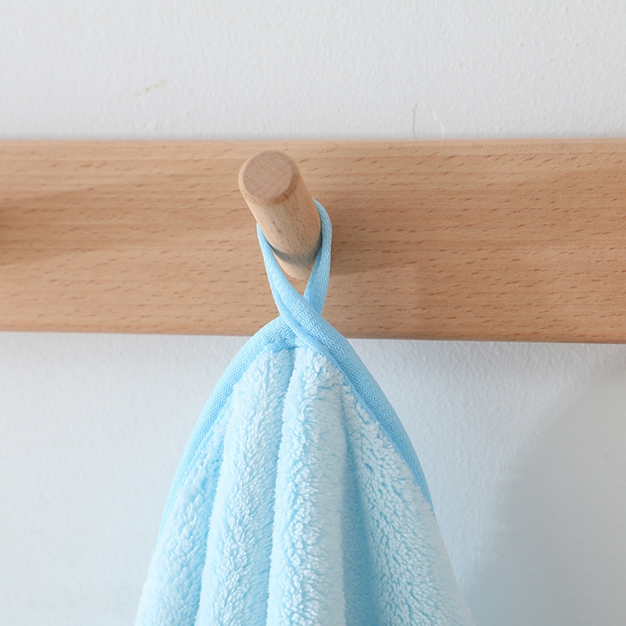 91家纺网 家纺一手货源 找家纺 娇兰毛巾 2025新款7A抗菌毛巾加大加厚纳米绒浴巾套巾 浴巾-云蓝 80*160cm