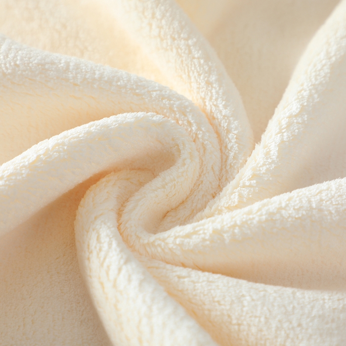 91家纺网 家纺一手货源 找家纺 娇兰毛巾 2025新款7A抗菌毛巾加大加厚纳米绒浴巾套巾 浴巾-珍珠白 80*160cm