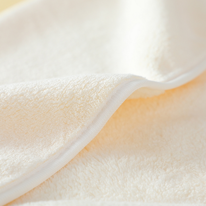 91家纺网 家纺一手货源 找家纺 娇兰毛巾 2025新款7A抗菌毛巾加大加厚纳米绒浴巾套巾 浴巾-珍珠白 80*160cm
