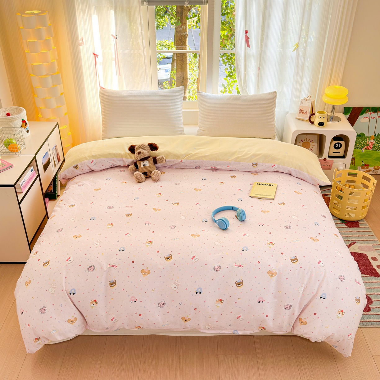 91家纺网 家纺一手货源 找家纺 （总）清雅福 2025新款全棉柔软印花系列单被套