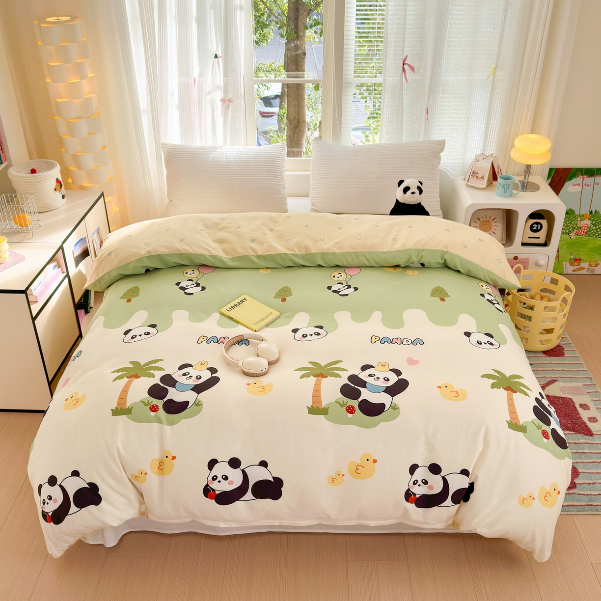 91家纺网 家纺一手货源 找家纺 （总）清雅福 2025新款全棉柔软印花系列单被套