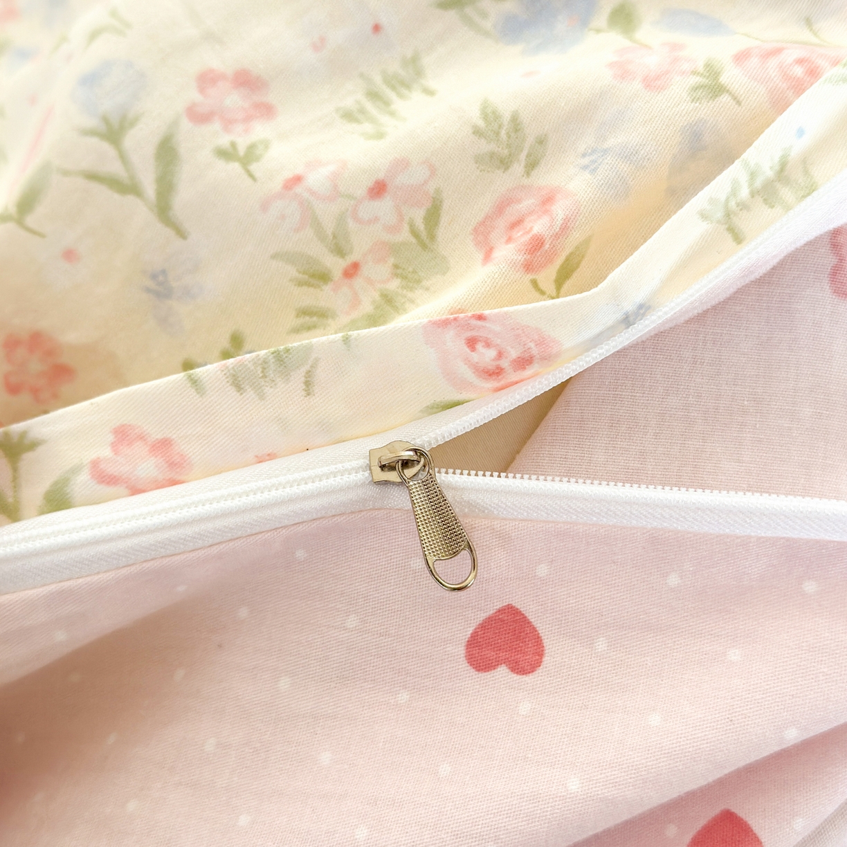 91家纺网 家纺一手货源 找家纺 清雅福 2025新款全棉柔软印花系列单被套 甜蜜手记-米