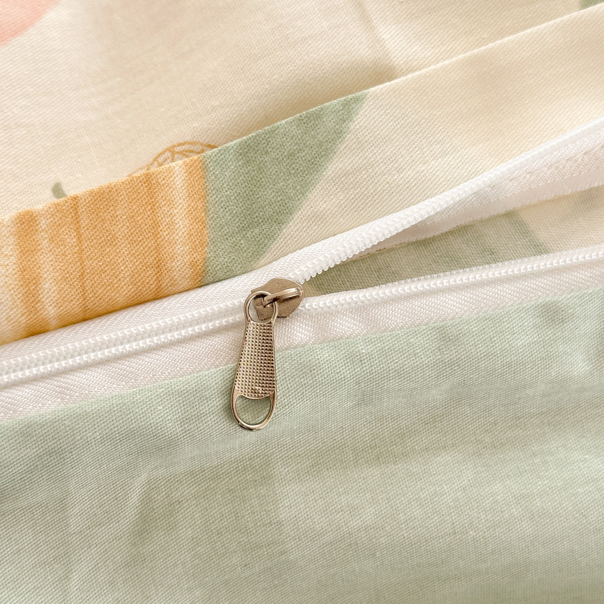 91家纺网 家纺一手货源 找家纺 清雅福 2025新款全棉柔软印花系列单被套 云裳花谷