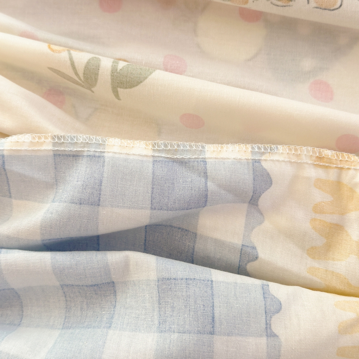 91家纺网 家纺一手货源 找家纺 清雅福 2025新款全棉柔软印花系列单床笠 彩虹小镇