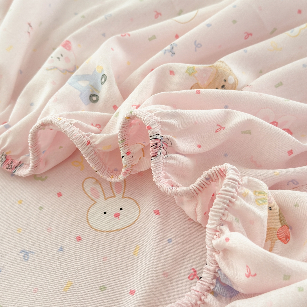 91家纺网 家纺一手货源 找家纺 清雅福 2025新款全棉柔软印花系列单床笠 秋日手册