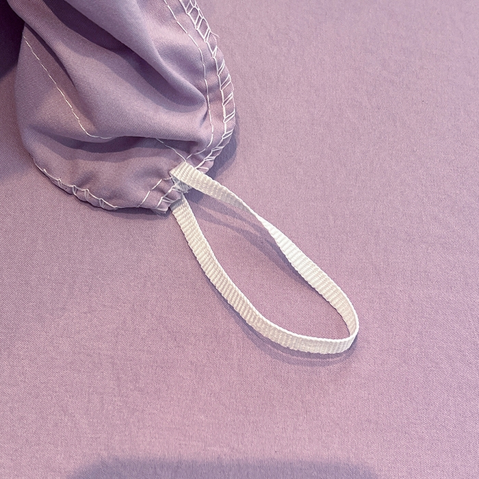 91家纺网 家纺一手货源 找家纺 一比一家纺 2026新款古法水洗仿棉云感纱A类四件套 葡萄