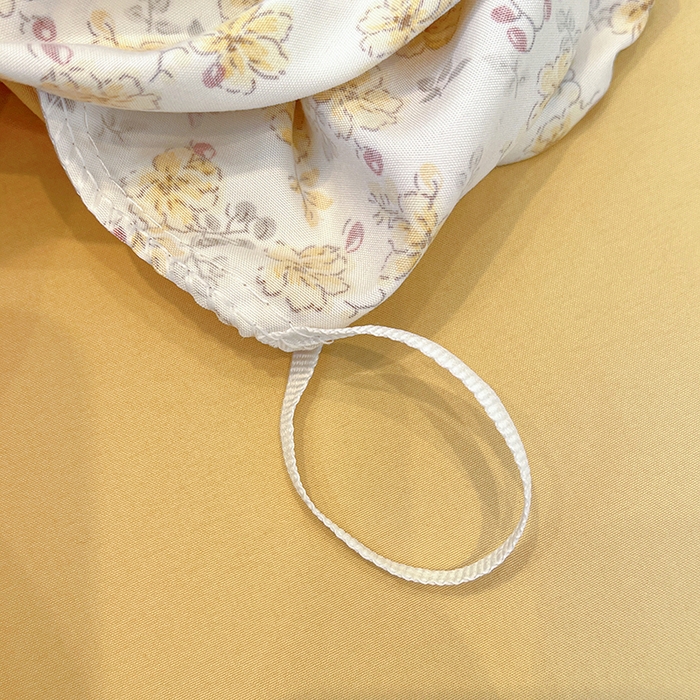 91家纺网 家纺一手货源 找家纺 一比一家纺 2026新款古法水洗仿棉云感纱A类四件套 小黄花