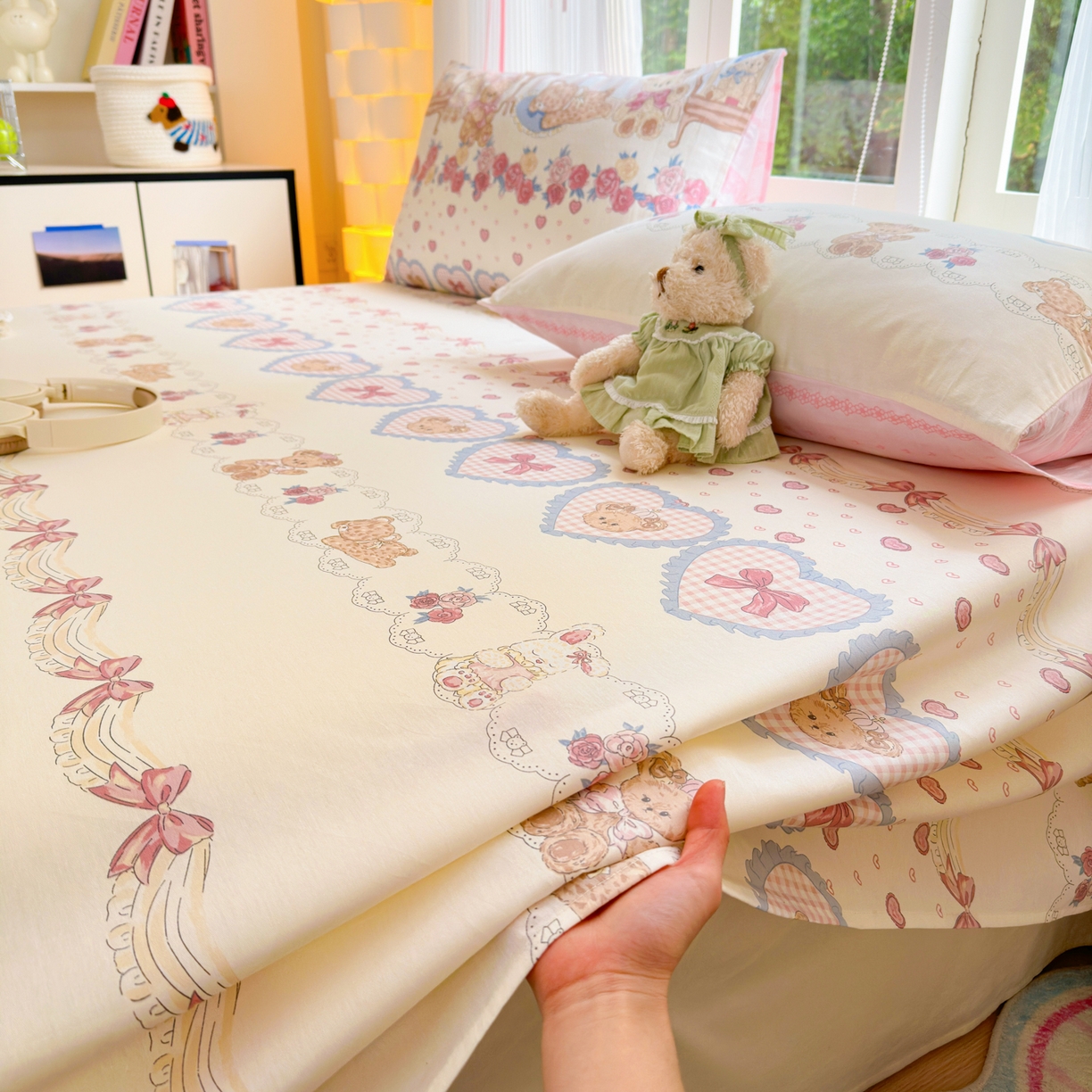 91家纺网 家纺一手货源 找家纺 （总）清雅福 2025新款全棉柔软印花系列单床单