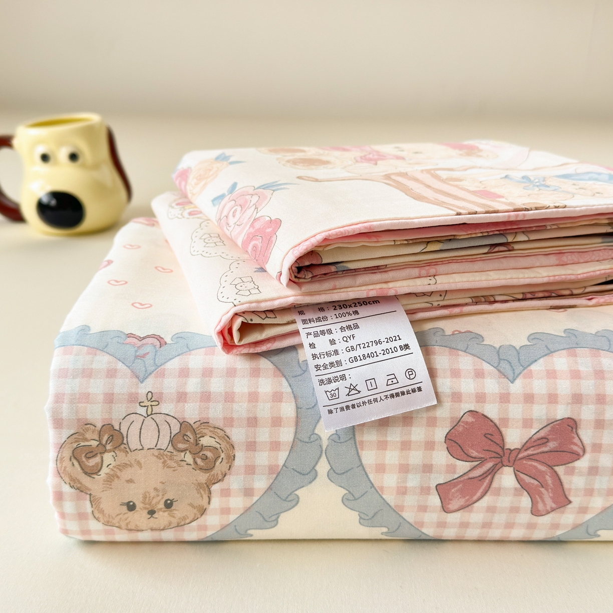 91家纺网 家纺一手货源 找家纺 （总）清雅福 2025新款全棉柔软印花系列单床单