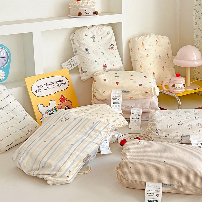 91家纺网 家纺一手货源 找家纺 一比一家纺 2026新款古法水洗仿棉云感纱A类四件套 组合图仅做展示不可下单