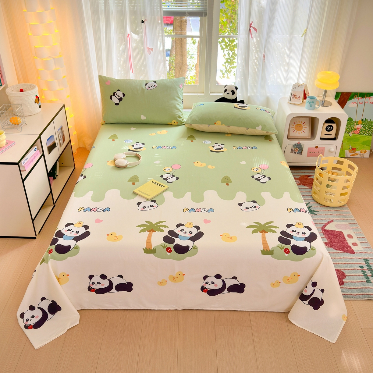 91家纺网 家纺一手货源 找家纺 （总）清雅福 2025新款全棉柔软印花系列单床单