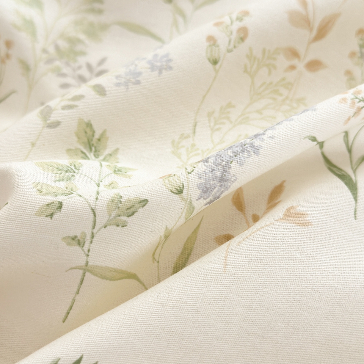 91家纺网 家纺一手货源 找家纺 清雅福 2025新款全棉柔软印花系列单床单 丛草集