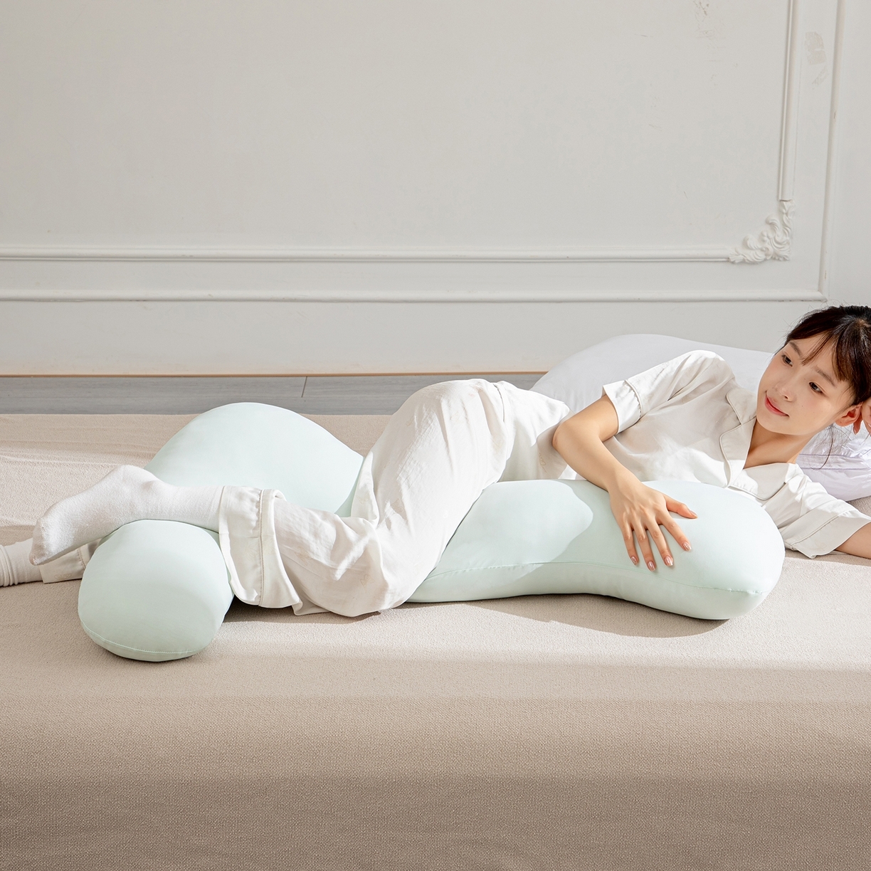 91家纺网 家纺一手货源 找家纺 （总）沐沐家纺 2026新款海马抱抱枕