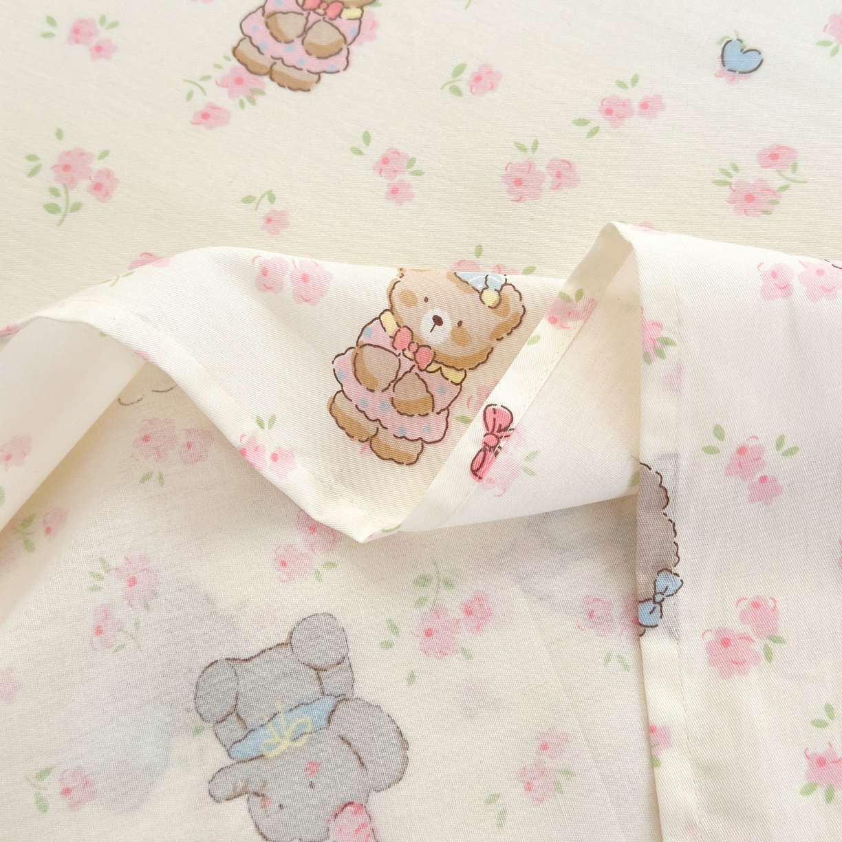 91家纺网 家纺一手货源 找家纺 清雅福 2025新款全棉柔软印花系列单床单 奶酪幼儿园