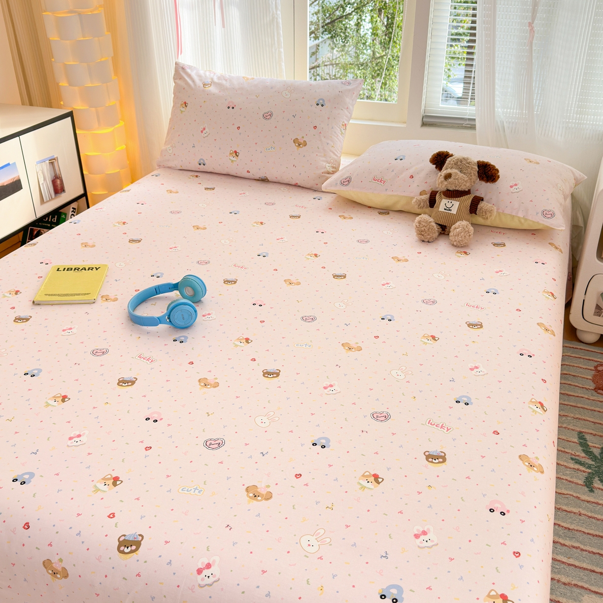 91家纺网 家纺一手货源 找家纺 清雅福 2025新款全棉柔软印花系列单床单 秋日手册