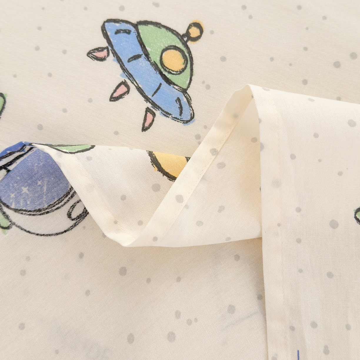 91家纺网 家纺一手货源 找家纺 清雅福 2025新款全棉柔软印花系列单床单 星际仔仔