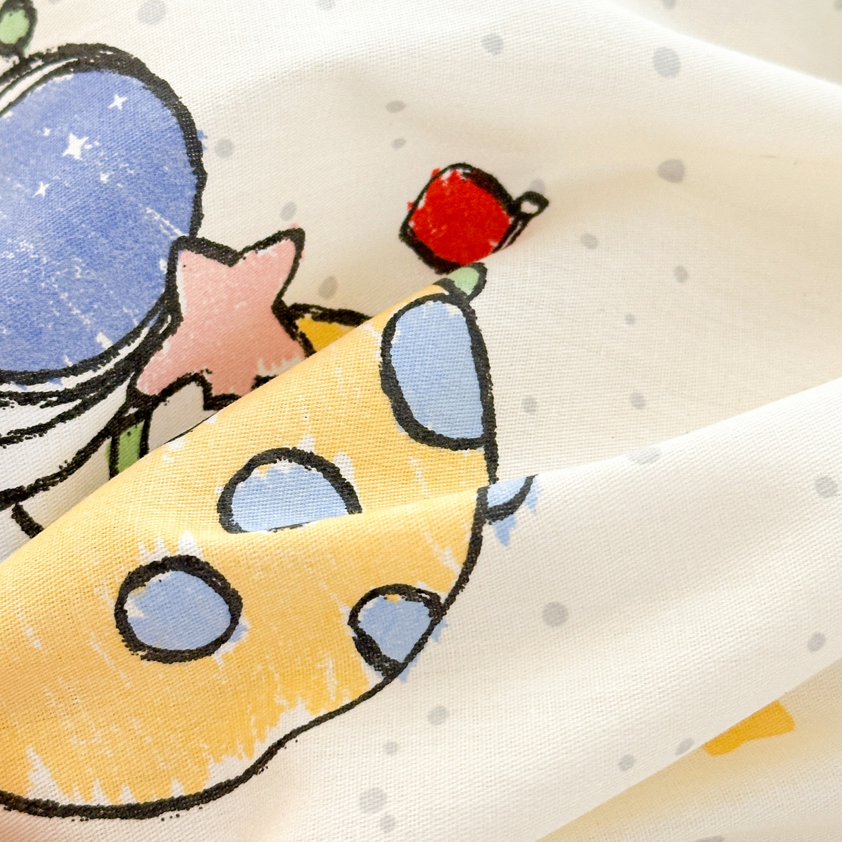 91家纺网 家纺一手货源 找家纺 清雅福 2025新款全棉柔软印花系列单床单 星际仔仔