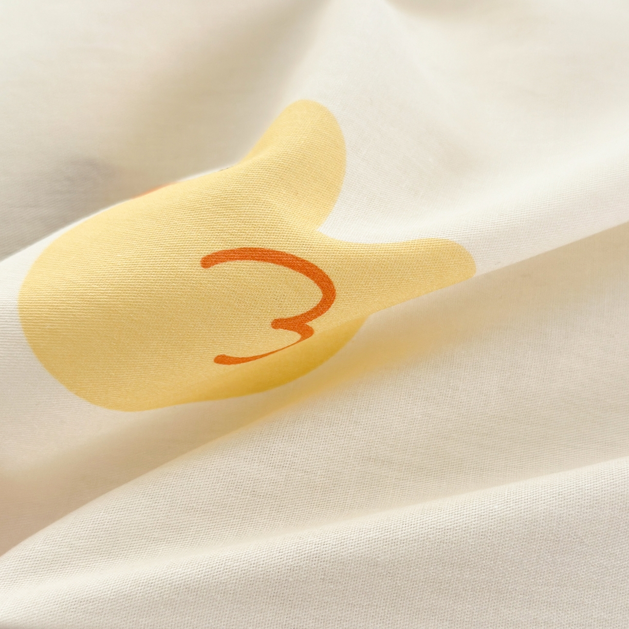 91家纺网 家纺一手货源 找家纺 清雅福 2025新款全棉柔软印花系列单床单 熊猫鸭鸭乐-绿