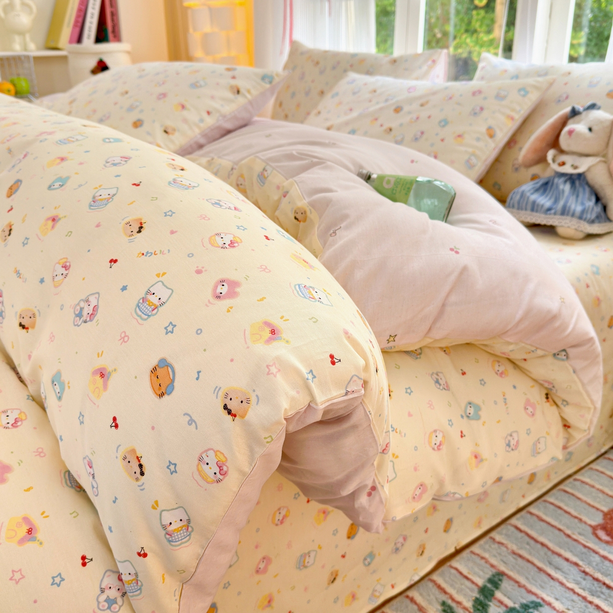 91家纺网 家纺一手货源 找家纺 （总）清雅福 2025新款全棉柔软印花系列四件套