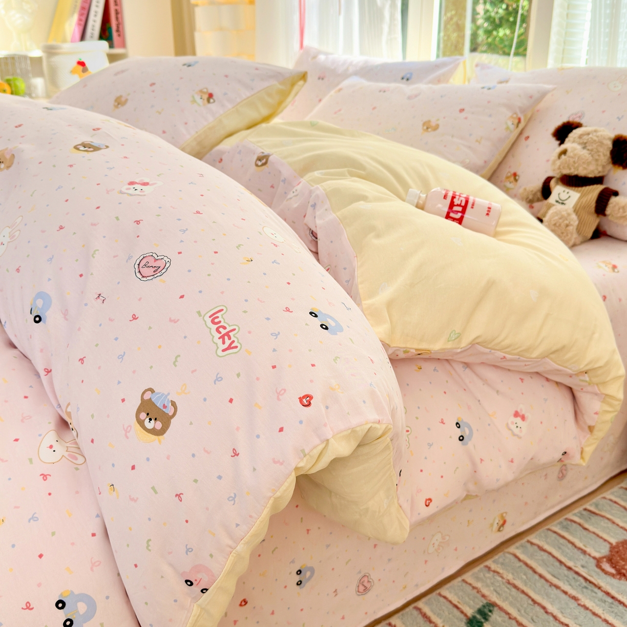 91家纺网 家纺一手货源 找家纺 （总）清雅福 2025新款全棉柔软印花系列四件套