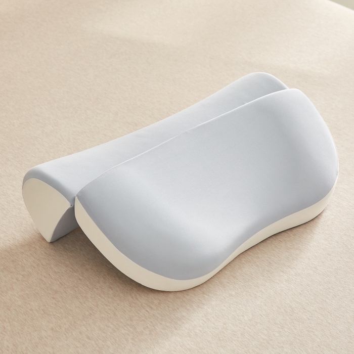 91家纺网 家纺一手货源 找家纺 珍贝家纺 2026新款零压助眠深睡枕牵引二合一组合款记忆枕 枕头枕芯 乳胶枕-- 牵引组合款-蓝色