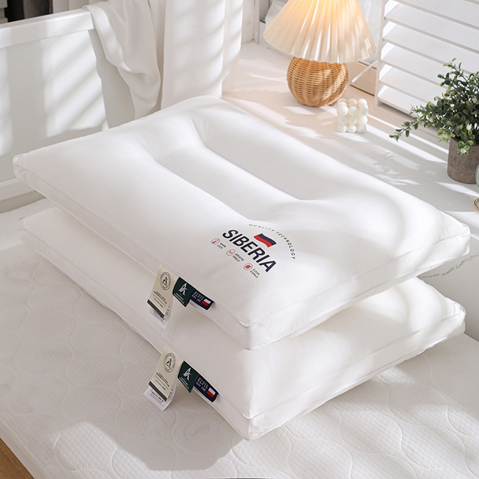 91家纺网 家纺一手货源 找家纺 （总）仁宇枕业 2025新款新品枕芯西伯利亚原棉A类舒适羽丝绒枕头枕芯