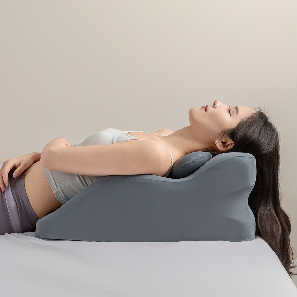 91家纺网 家纺一手货源 找家纺 麦哆乐 2025新款趴趴枕 滑灰色