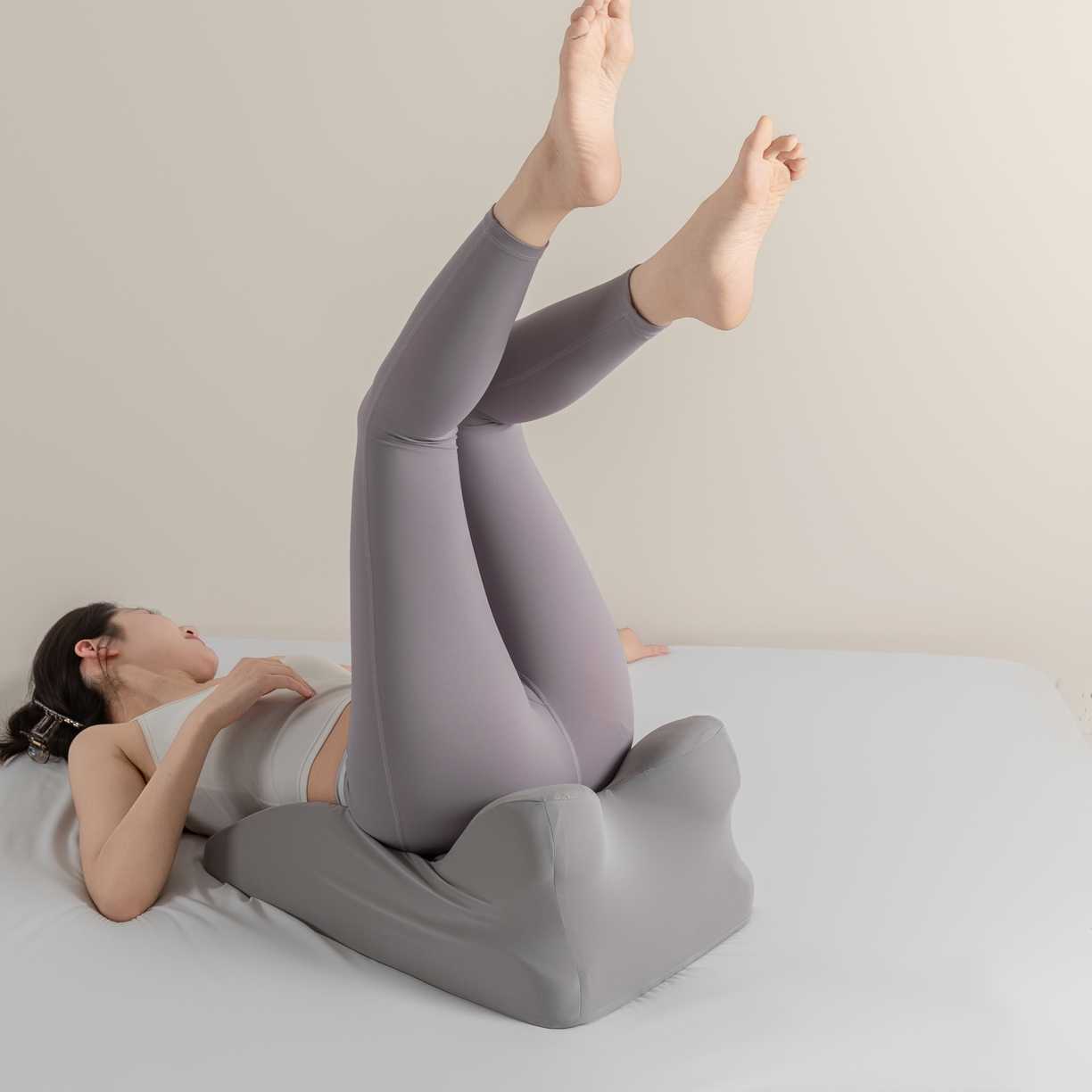 91家纺网 家纺一手货源 找家纺 麦哆乐 2025新款趴趴枕 浅灰色