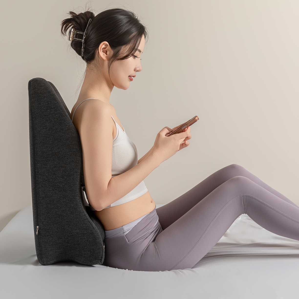 91家纺网 家纺一手货源 找家纺 麦哆乐 2025新款趴趴枕 深灰色