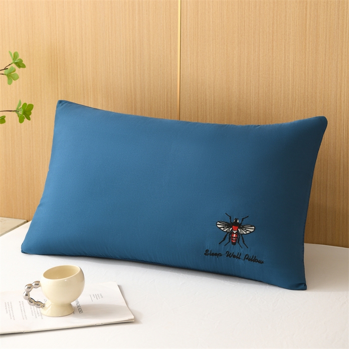 91家纺网 家纺一手货源 找家纺 （总）仁宇枕业 2025新款新品蜜蜂款羽丝绒舒适枕头枕芯