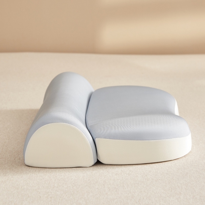 91家纺网 家纺一手货源 找家纺 （总）珍贝家纺 2026新款零压助眠深睡枕牵引二合一组合款记忆枕 枕头枕芯