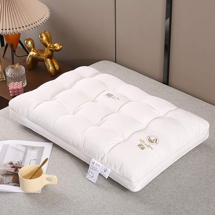 91家纺网 家纺一手货源 找家纺 （总）贤内助家纺 2025新款800c护肩枕保健枕枕芯枕头羽丝枕