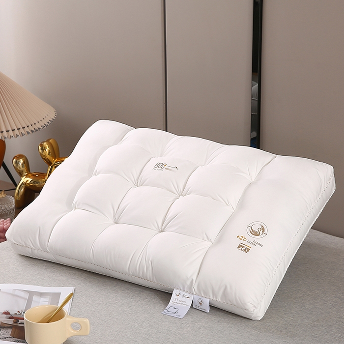 91家纺网 家纺一手货源 找家纺 （总）贤内助家纺 2025新款800c护肩枕保健枕枕芯枕头羽丝枕