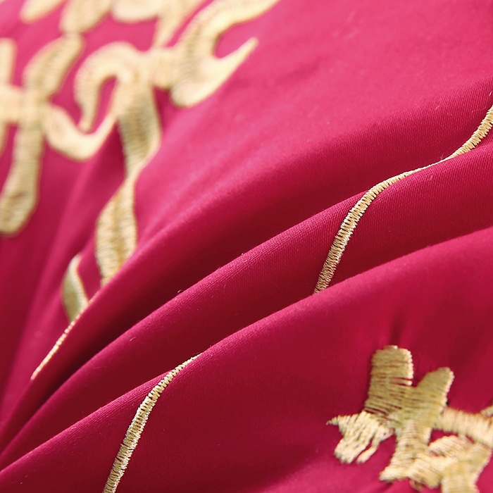 91家纺网 家纺一手货源 找家纺 （总）贤内助家纺 2025新款全棉大红婚庆枕芯枕头护肩枕舒适枕羽丝枕