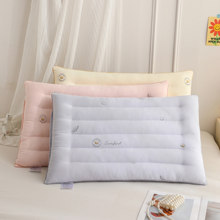 （总）仁宇枕业 2025新款新品彩色豆豆低枕头枕芯